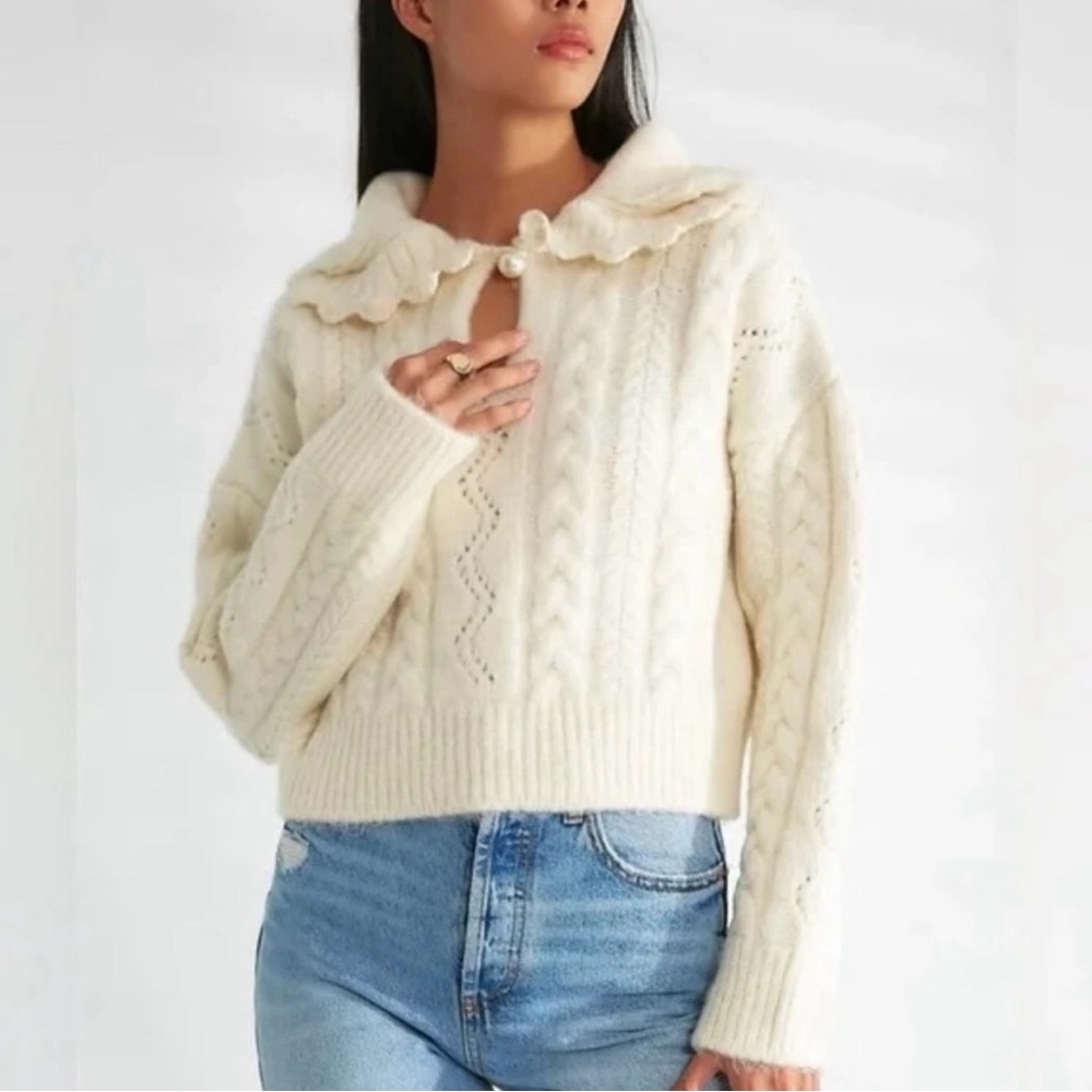Zara Sweater with Pearl Detail